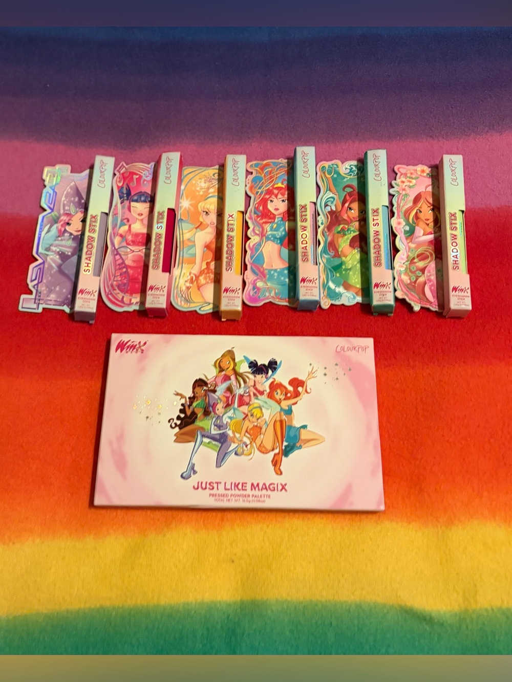 DISCONTINUED Colourpop Winx — Palette & 6 Eyeshadow Stix